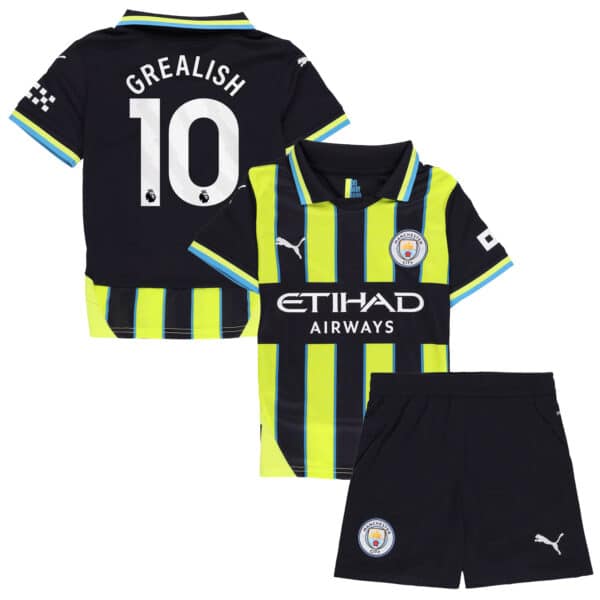 PACK JUNIOR MANCHESTER CITY EXTERIEUR GREALISH SAISON 2024-2025