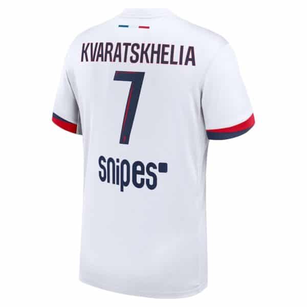 MAILLOT PSG EXTERIEUR KVARATSKHELIA 2024-2025